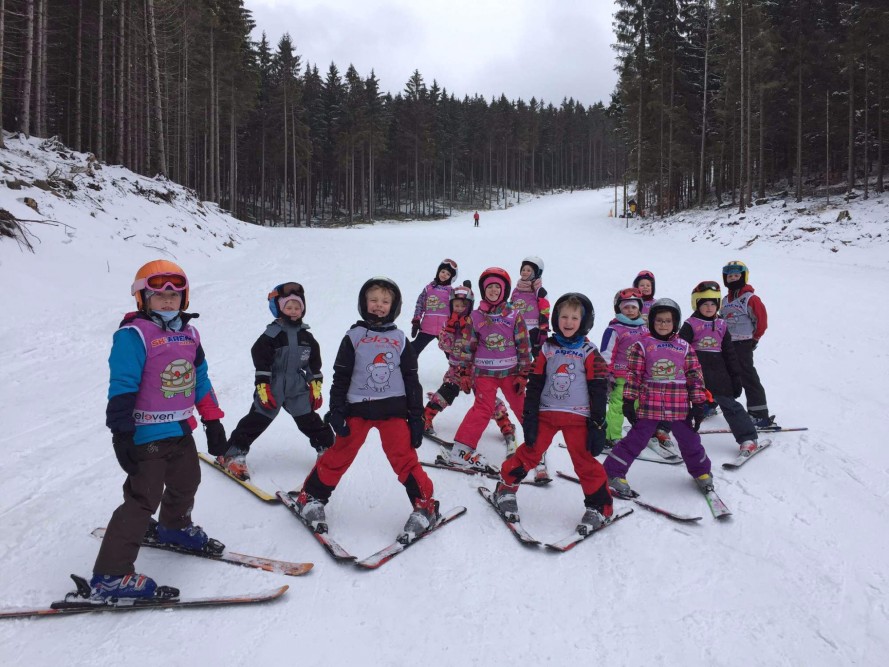 Jak naučit děti lyžovat